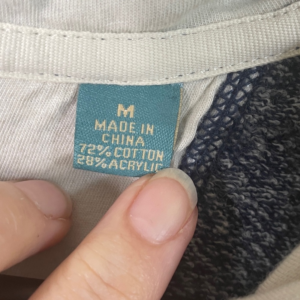 Tommy Bahama Relax Navy Hoodie Size Medium Mens Womens Unisex Gender Neutral View 5